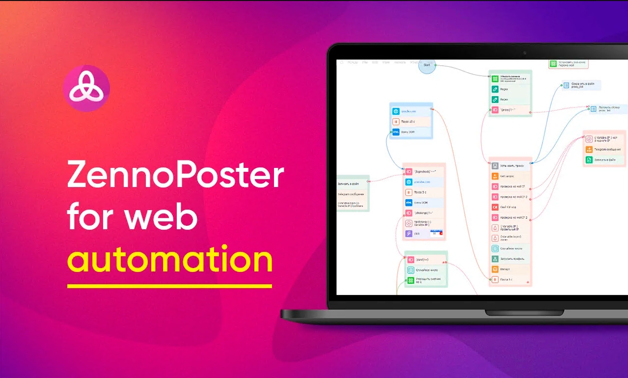 ZennoPoster界面